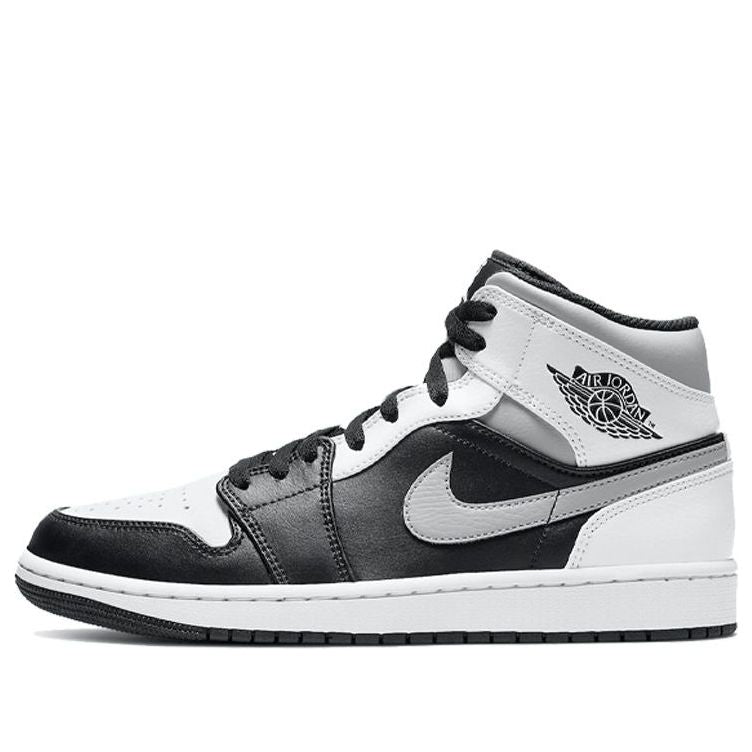 Air Jordan 1 Mid 'White Shadow'  554724-073 Signature Shoe